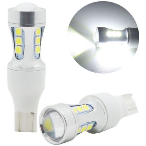 2er-Pack LED-Lampen, 912 921 LED-Lampe Rückfahrlicht T15 LED-Rückfahrlicht 2600 Lumen 6000 K Xenon Weiß W15W 906 904 902 Superhelle Leuchte (1/5)