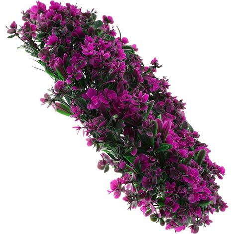 de fleurs artificielles OUNONA en plastique violet légère et (1/5)