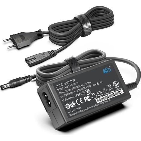 Alimentation Chargeur 19V pour HP Pavilion Écran PC 20" 21.5" 22" 23" 23.8" 25" 27" IPS LED HD Display HP 22f 22y 24f 27f 27fh 24y 24fh 27fw 27w 27q 22w 24w 32s 27xq Gaming Monitor Adaptateur (1/5)