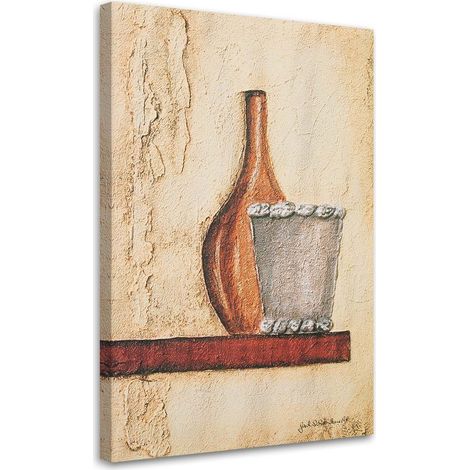 Tableau sur toile Nature morte Marron 70x100 (1/5)