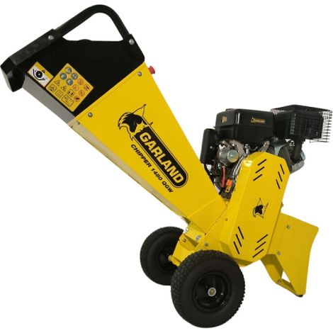 Broyeur de végétaux thermique GARLAND CHIPPER 1480 QGW-V23 - Coloris - Jaune (1/5)