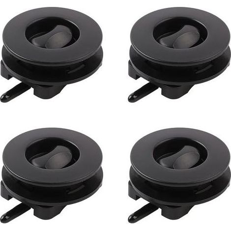 4 Pcs Clip Universel pour Tapis, Pinces De Fixation pour Tapis De Sol De Voiture, Clip De Fixation Oeillet Tapis, Clip De Fixation De Boucle Antidérapante Adapté Au Pied De Tapis (1/5)
