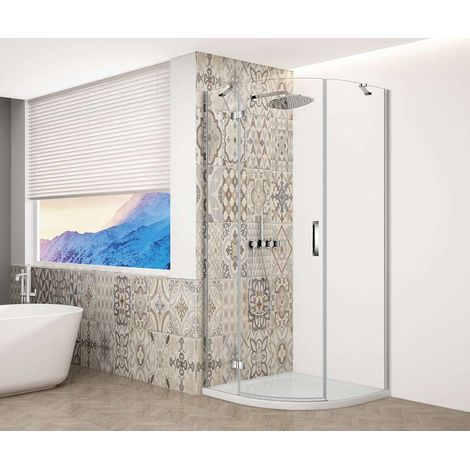Gelco Trinity - Viertelkreis-Duschkabine 90x90 cm, links, Klarglas/Chrom GT6590CL-CH (1/5)