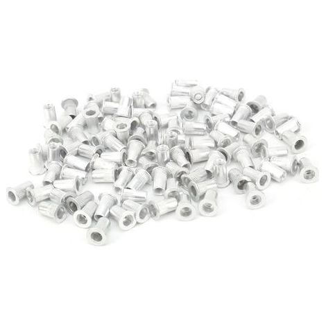 100 pièces écrous de rivetage à tête plate en aluminium accessoires de quincaillerie verticale WJ-30045M4 (1/5)