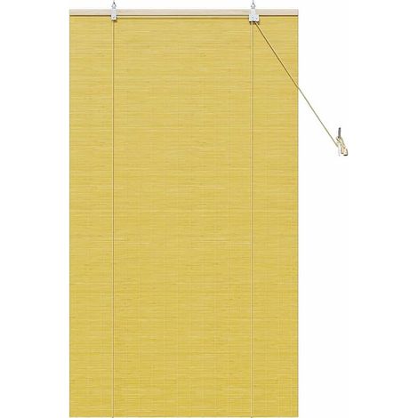 Jalousien und Verdunkelungsrollos Sonstiges Gelber Bambus CFW8721036 (1/5)