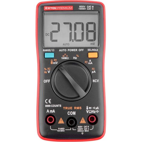 Multimetro digitale automatico Extol Premium con termometro 8831254 (1/5)