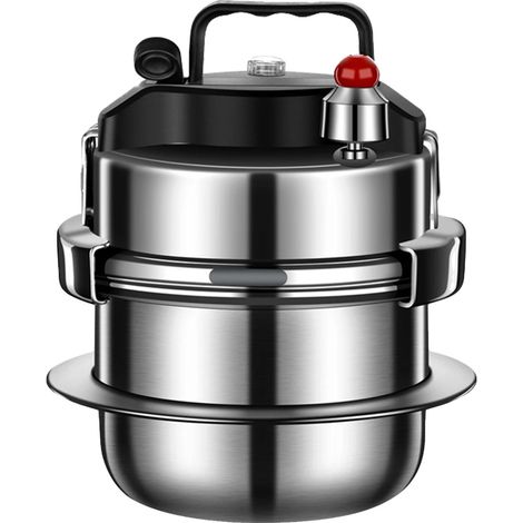Pentola a pressione, design compatto, cottura versatile, 1,6 litri (1/2)
