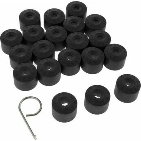 20x cache écrou noir capuchon protection bouchon plastique,Cache Ecrou (1/5)
