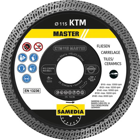 Diamant-Trennscheibe Samedia Master KTM 115 x 22,23 mm