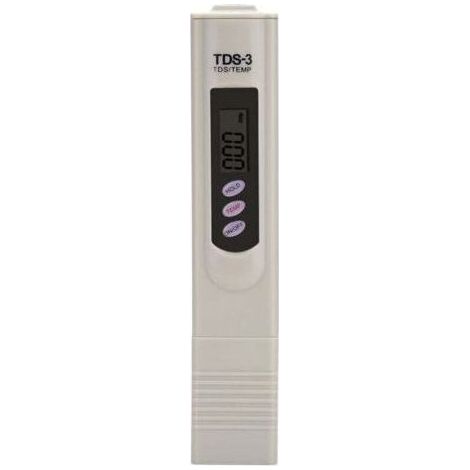 TDS-Test, multifunktionales digitales Messgerät, professioneller Wasserqualitätstester, Reinheitstester 0-9990 ppm, Bereichsmesser mit LCD-Bildschirm für Leitungswasser und Aquarien (1/5)