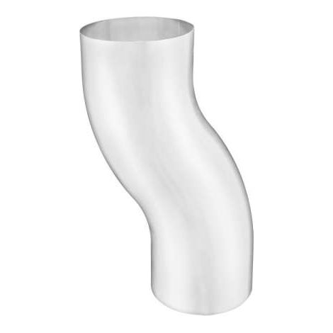 GRÖMO ALUSTAR Sockelknie Weiß ø80, SX (glatt), 82654 (1/2)