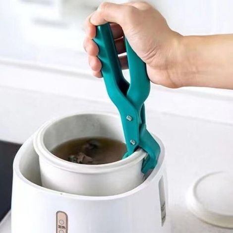 Set di 2 pinze multifunzionali in silicone antiscottatura per isolare dal calore e prevenire le ustioni - Accessori da cucina (1/4)