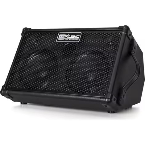 Amplificateur de Guitare Acoustique BP40D - Haut-Parleur Bluetooth Portable 80 W avec Batterie avec Effet de Retard de réverbération Chorus, 6 entrées, égaliseur 3 Bandes (1/5)