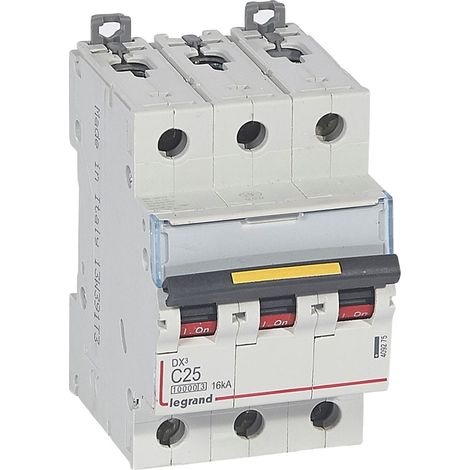 DX³ Disjoncteur 3P courbe C 25A 10kA/16kA - LEG409275