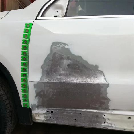 Bande magnétique de protection pour peinture en aérosol de tôle de voiture, bords de meulage, protecteur de protection 550mm/21,7 pouces pour la réparation et l'entretien (1/5)
