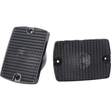 Feux de clignotant avant Lentille 56001378 Transmission Lumineuse Optimale Remplacement pour Jeep Wrangler YJ 1987-1995 Noir (1/5)