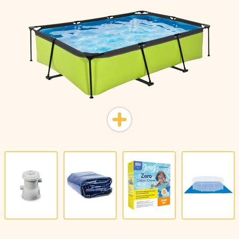 Exit-toys Piscine Exit Rectangulaire - 300x200x65 cm - 5-pièces  SCB8 (1/5)