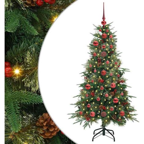 Sapin de Noël artificiel, à branches mobiles, vert, 120 cm (1/5)