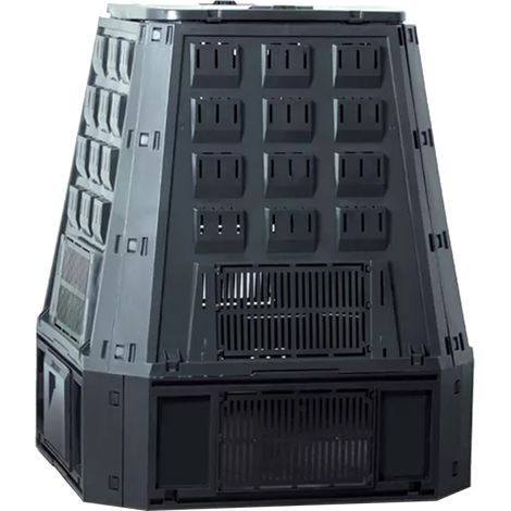 Compostador evogreen 630 L negro ikev - PP-IKST600CZ