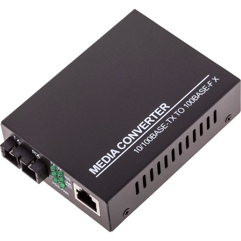 BeMatik - Convertisseur fibre optique á 100 Mbps RJ45 á deux kilomâtres Multimo (1/5)