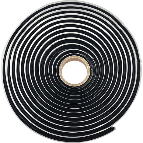 Ruban Butyle Sealant Tape, 10 mm x 4m Ruban d'étanchéité en caoutchouc étanche à l'eau pour les fuites, automobile camion fenêtre porte RV réparation pare-brise phares toit mastic (1/5)