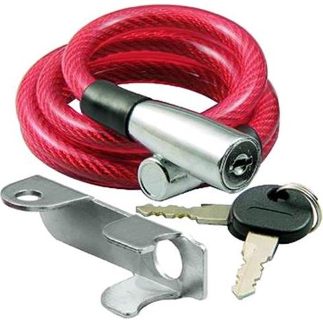 Lucchetto per Cicli Bici Moto Blinky Fune Spirale Chiave Cm. 100