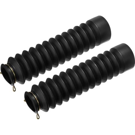 Motorrad-Staubschutzmanschetten 42 mm, 2 Stück Gummimanschetten für Vorderradgabel, Stoßdämpferschutz, Federungskabel schwarz (1/3)