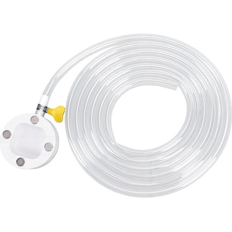 Tuyau de drainage magnétique pour climatiseur, kit de drainage avec tuyau transparent pour climatiseurs de fenêtre et unités split, 3,65 m (12 pi). (1/5)
