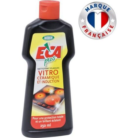 Crème Vitrocéramique - 250 Ml - Pour Nettoyage Et Entretien Des Plaques De Cuisinière - 1 Pièce