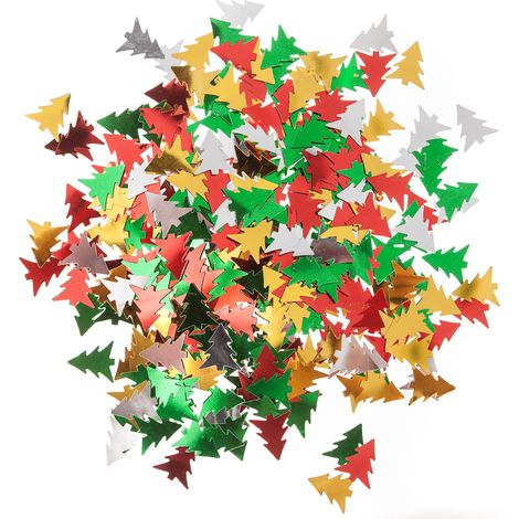 Paillettes décoratives SAPINS DE NOËL Mélange coloré 15 g