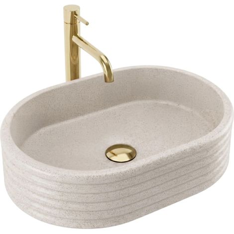 Vasque À Poser Rea Nicoletta  Beige (1/5)