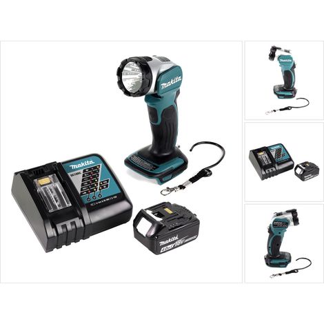 Makita DML 802 M1 18 V Li-Ion Lámpara de trabajo sin cable + 1x 4.0 Ah Batería + Cargador (1/5)