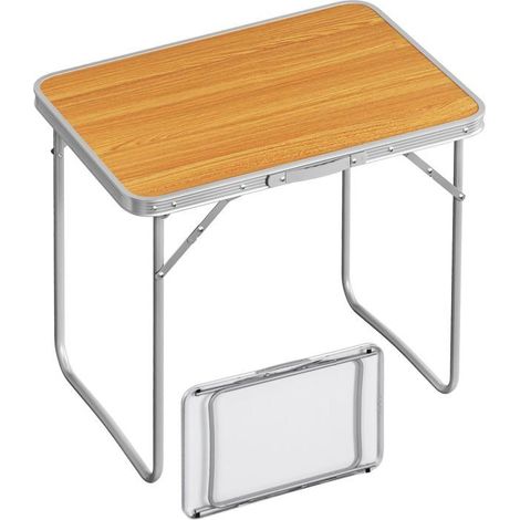 Table de Camping Table Pliante en Aluminium Pique-Nique Table de Jardin Pliable Tables pour Plage Balcon 70x60x50 cm (1/5)