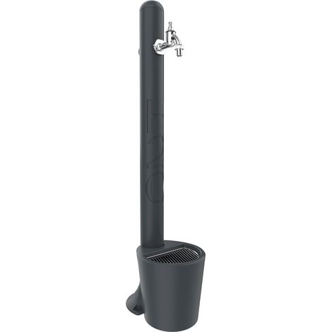 Fontana da Esterno con Rubinetto e Cestello Arkema H2O Grigio Antracite (1/5)