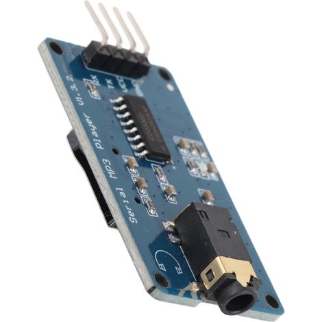 MP3-Player-Modul mit serieller UART-Schnittstelle und Speicherkartensteckplatz (1/5)