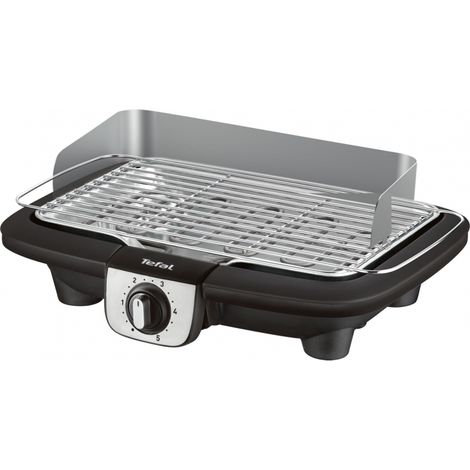 Tefal – Barbecue électrique EasyGrill Adjust 2300W – Grille inox 870 cm² – Bac récupérateur de graisses – Nettoyage facile