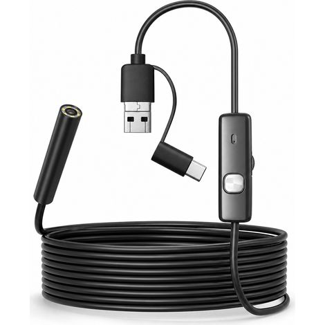 Caméra Endoscopique Type C 720P Câble Rigide 3,5 m 8 mm (1/5)
