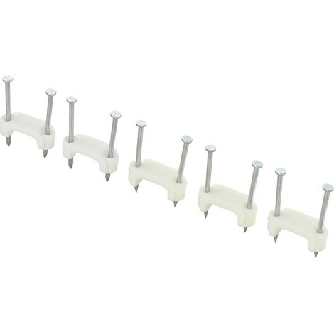 CAVALIER POUR PLAGE DE Ø: 12.50 MM (MAX) TRU COMPONENTS TC-DNF13203 1593093 BLANC 100 PC(S) (1/2)