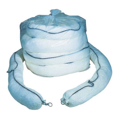 Boudin Absorbant d'huile RS PRO, capacité d'absorption: 121 L ( Prix pour Lot de 4 )