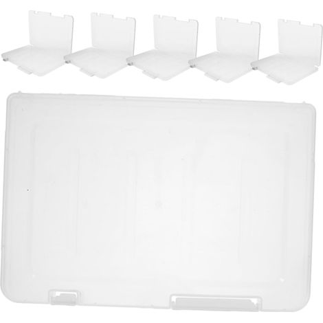 6pièces Boîte De Rangement Plastique avec Couvercle Organisateur De (1/5)