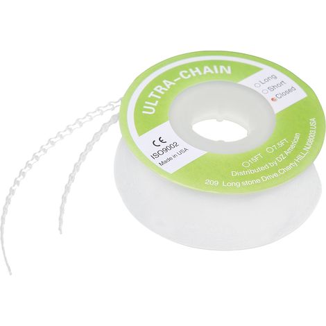 Chaîne orthodontique dentaire en caoutchouc, accessoire orthodontique dentaire élastique et flexible pour courte distance (1/5)