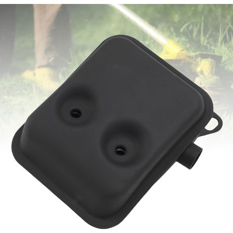 Silenciador de escape de acero KM01040AA compatible con desbrozadoras TL33/TB33/TU33/BG330, reduce el ruido y evacua eficiente los gases de escape. (1/5)