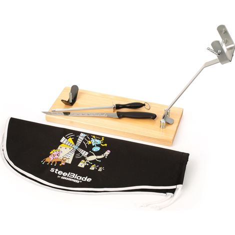 Support à jambon pliable + couvercle à jambon + couteau à jambon + chaise - Support à jambon fabriqué en Espagne (1/5)