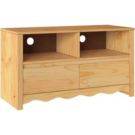 Maison Exclusive - TV-Schränk Drammen Eiche 99 x 43 x 55 cm Massi