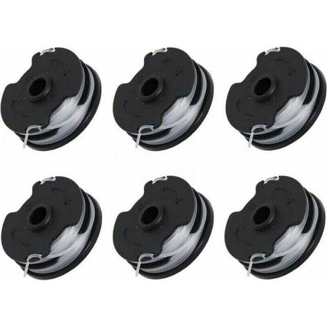 Set of 6 Replacement Spools for Parkside PRTA 20-Li C3 Cordless Brush Cutter IAN351753 MUMU
