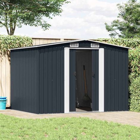 Maison Exclusive - Capanno per Attrezzi Antracite in Acciaio 257x205x178 cm