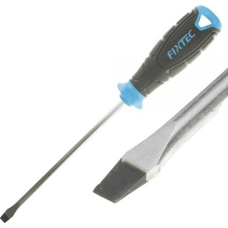 Tournevis à tête plate - 3 x 75 mm - Fixtec (1/4)