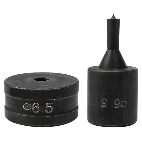 Matrice de poinçonnage hydraulique ronde, poinçonnage hydraulique pour machine CH-70, diamètre du moule supérieur: 40 mm, diamètre du moule inférieur: 26 mm (1 pièce) (1/5)
