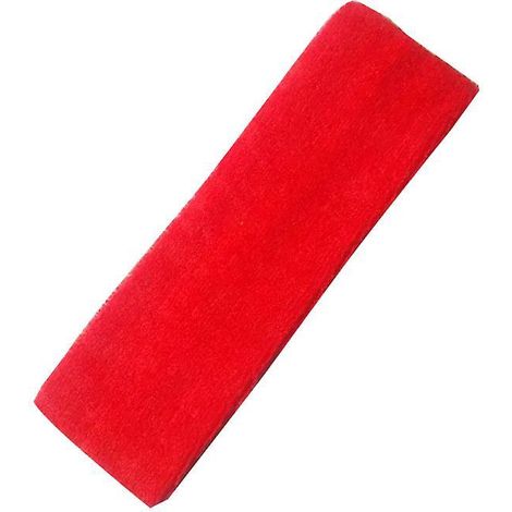Schweißabsorbierendes Baumwollstirnband für Yoga und Pilates, rot/lila. Zwei schnelltrocknende Schweißbänder. (1/5)