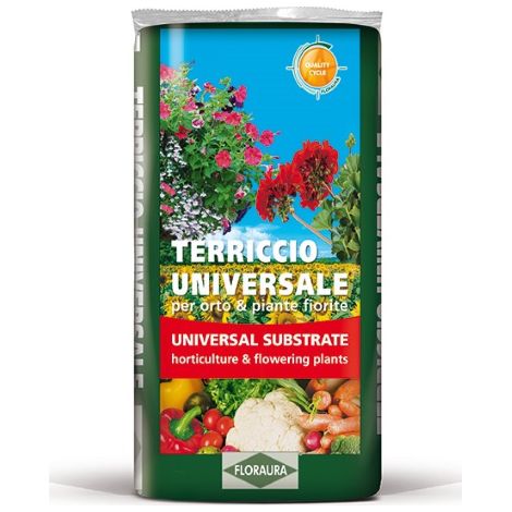 Terriccio universale di alta qualità Floraura Professional in sacco da 50 litri